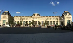 La façade de la gare Toulouse-Matabiau