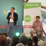 Olivier Faure lors des Journées d’été des écologistes à Tours