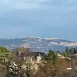 Les Dentelles de Montmirail vues depuis Carpentras dans le Vaucluse