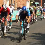 Paul Magnier au sprint lors du Tour de Grande-Bretagne 2024
