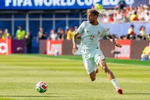Bradley Barcola sous le maillot de l’équipe de France en juillet 2026