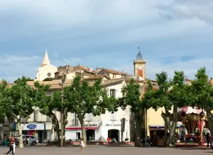 Vue du centre ancien d’Aubagne