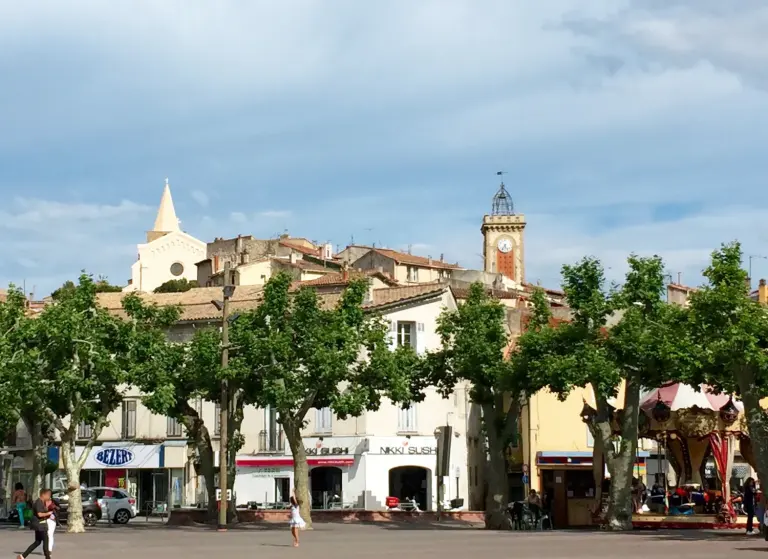 Vue du centre ancien d’Aubagne
