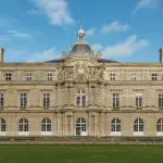 Façade sud du palais du Luxembourg, siège du Sénat, en janvier 2014