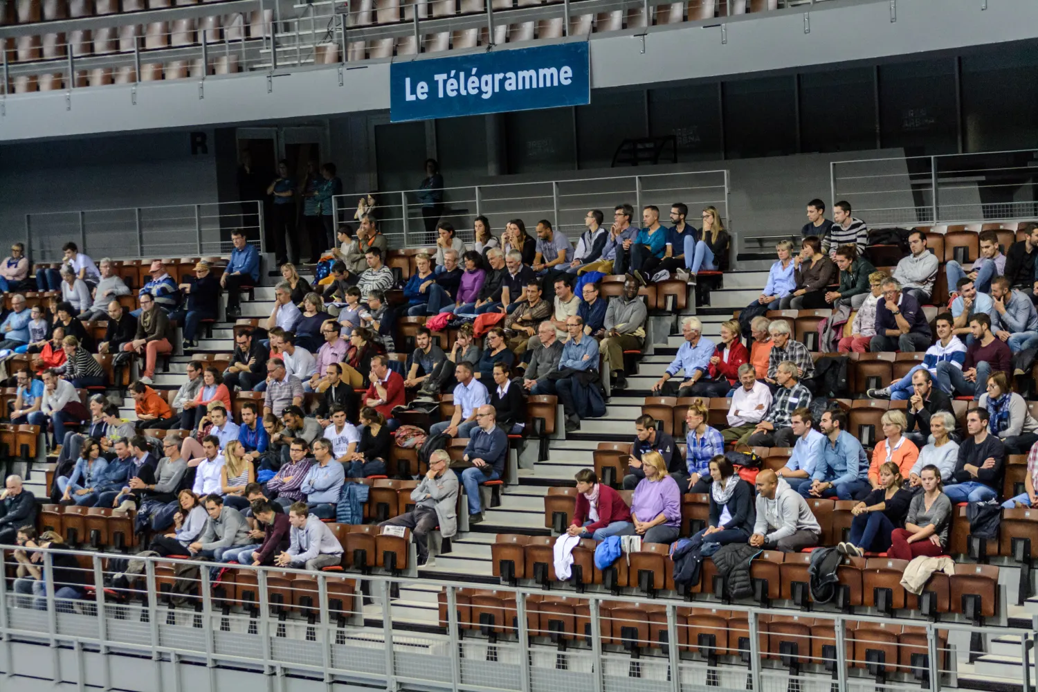Tribune de l’Open de Brest en octobre 2016, photo d’archive