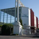 Entrée du stade Jean-Dauger à Bayonne, photographie d’archive de 2013