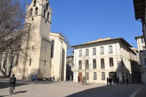 Place Saint-Didier au centre d’Avignon