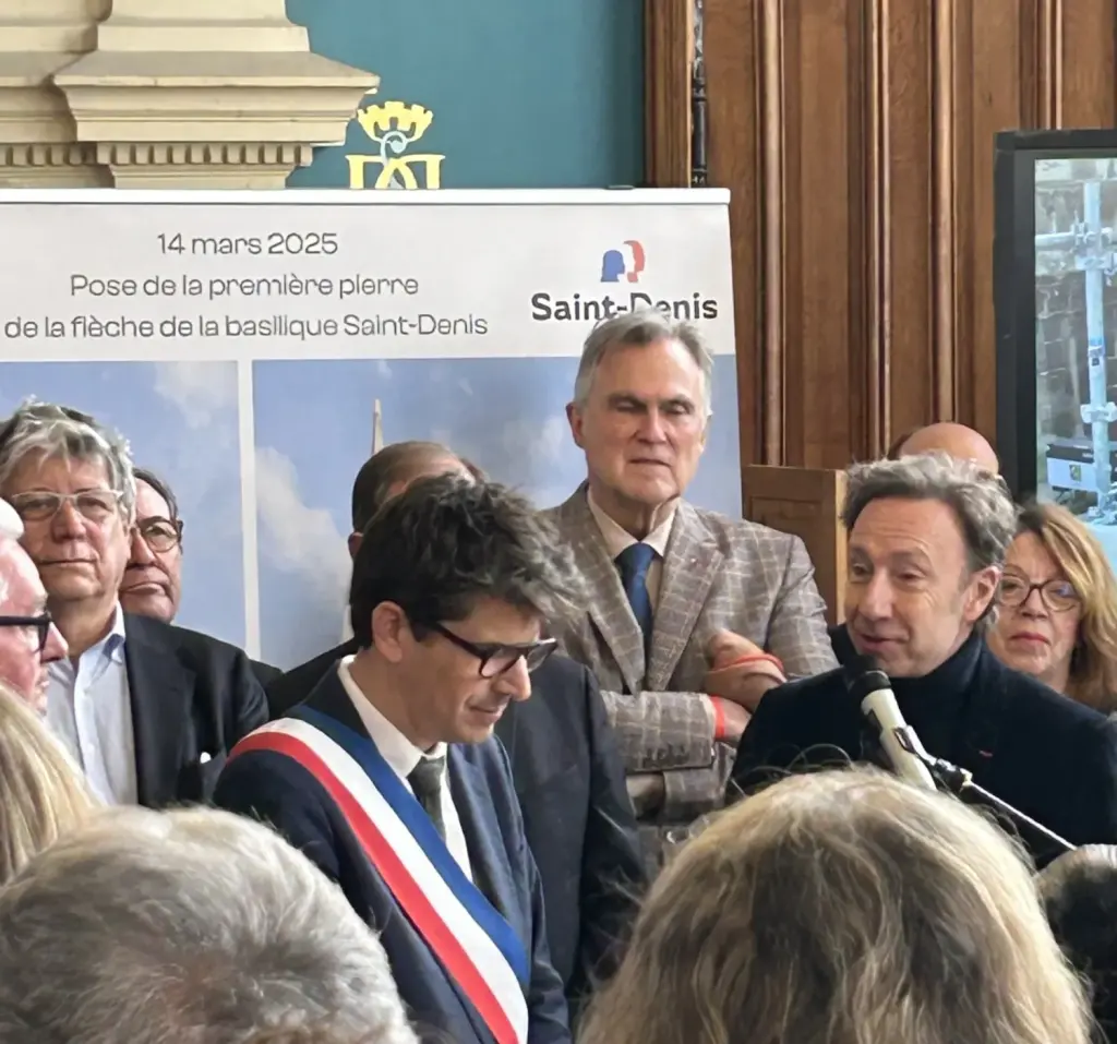 Stéphane Bern à Saint-Denis en mars 2025