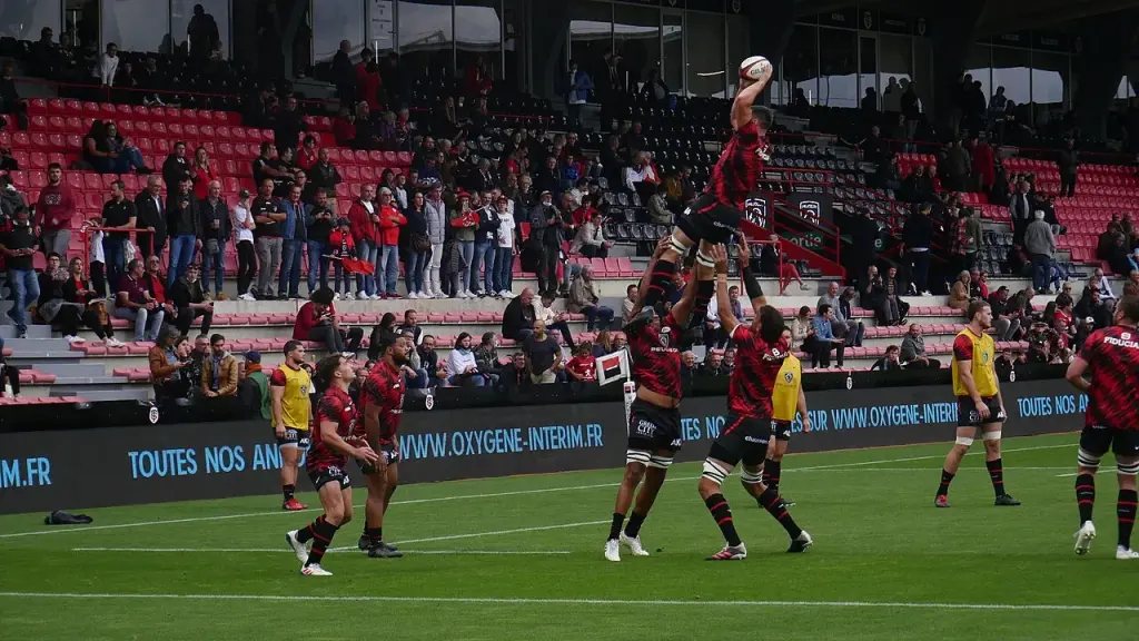 Des joueurs du Stade Toulousain à l'échauffement en 2021, photographie d'archive.