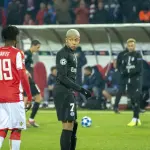 Kylian Mbappé sous le maillot du PSG en décembre2018, photographie d’archive