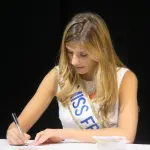 Camille Cerf lors d’un événement en 2015