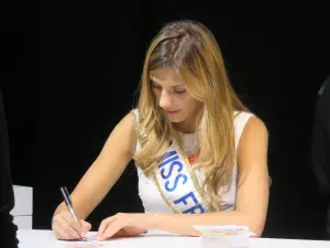 Camille Cerf lors d’un événement en 2015