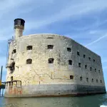 Fort Boyard vu depuis la mer en août 2014 (archive)