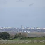 Vue panoramique de la ville d’Angers et de son château