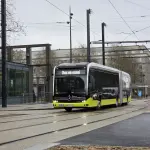 Bus Bibus en essai à Brest le 9 février 2026, photographie d’archive du réseau