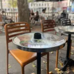 Terrasse du Bull Café à Lyon en août 2023
