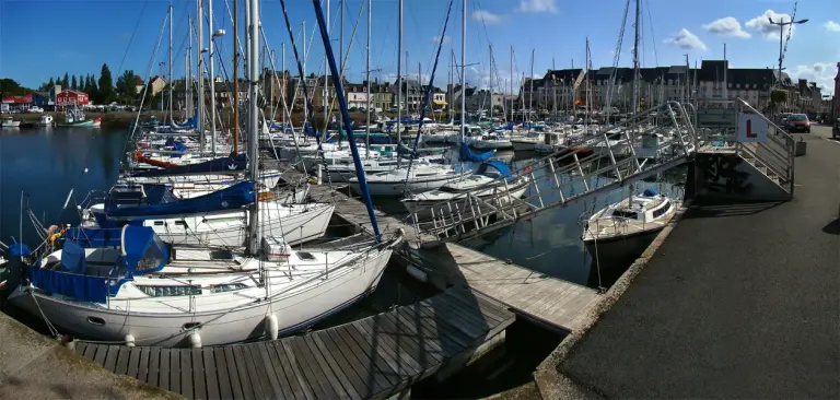 Le port de Paimpol en septembre 2008, photographie d’archive