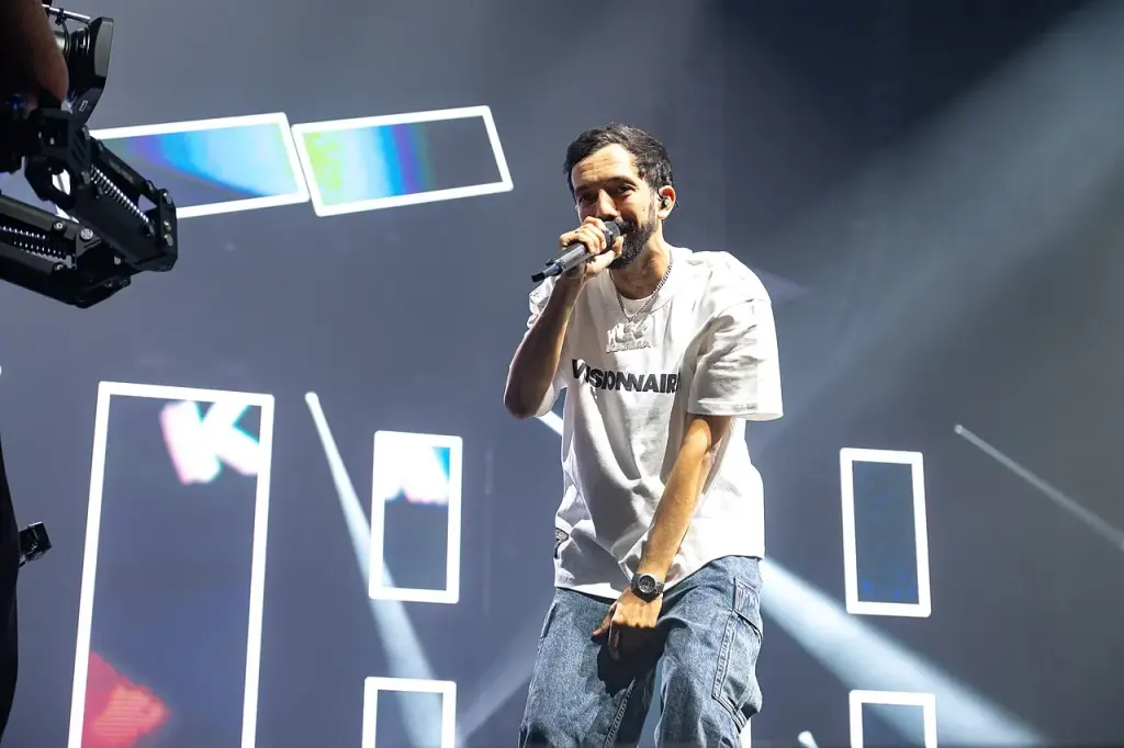 Bigflo et Oli en concert sur scène