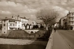 Saint-Girons et l’avenue François-Camel, photographie d’archive