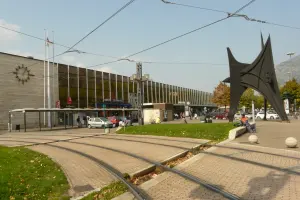 La gare de Grenoble photographiée en 2009, image d’archive