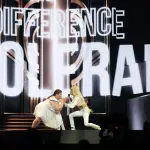 Bilal Hassani sur la scène de l’Eurovision en mai 2019