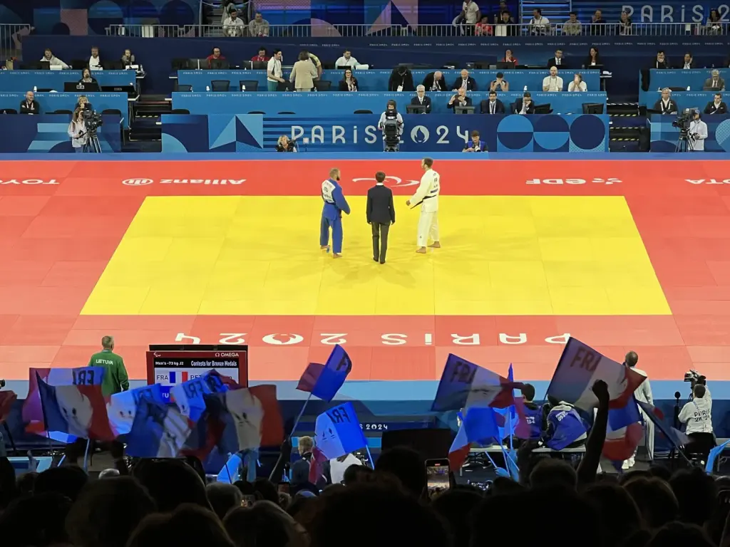 Combat de parajudo à Paris en 2024