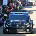 Elfyn Evans et sa Toyota GR Yaris Rally1 — archive