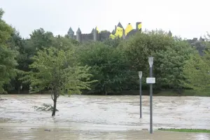 Inondations dans l’Aude à Carcassonne — archive