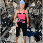 Sophie Adenot à bord de la Station spatiale internationale