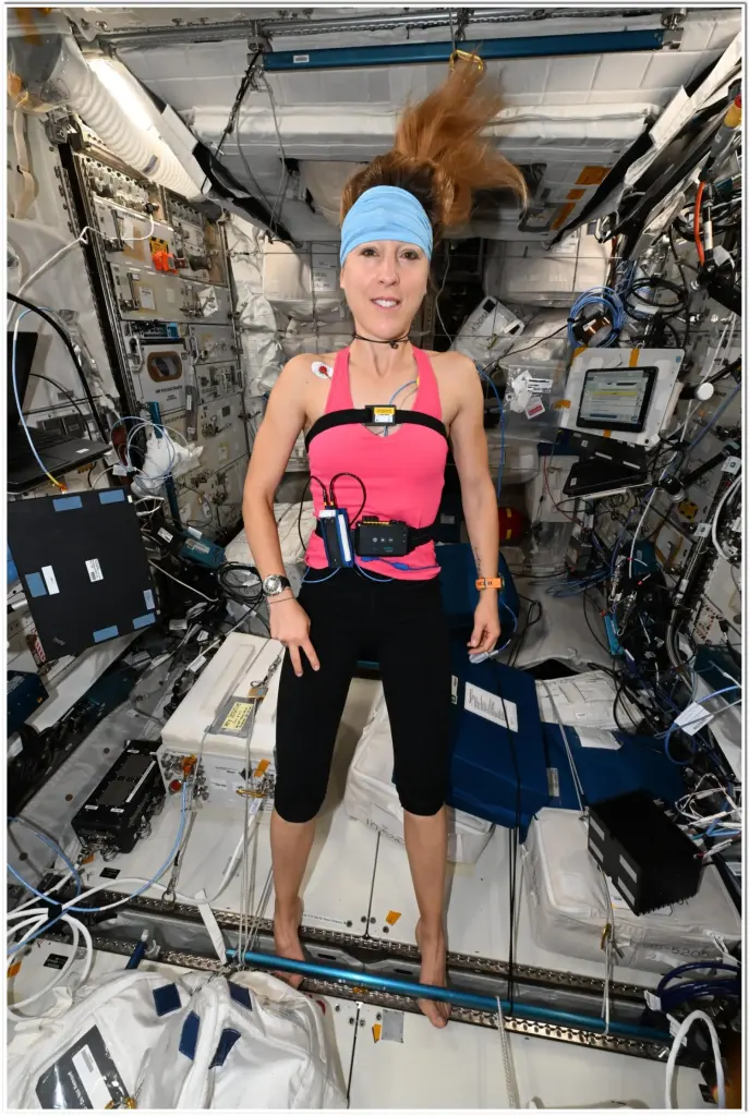 Sophie Adenot à bord de la Station spatiale internationale